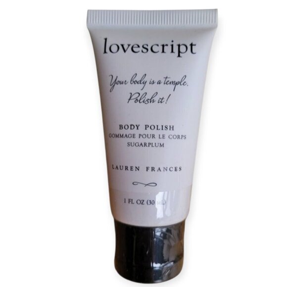 Lovescript Sugarplum Exfoliating Body Polish 30ml Sealed - Picture 3 of 4
